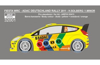 Decal – Ford Fiesta WRC - Deutschland rallye 2011 – Solberg H./ Minor